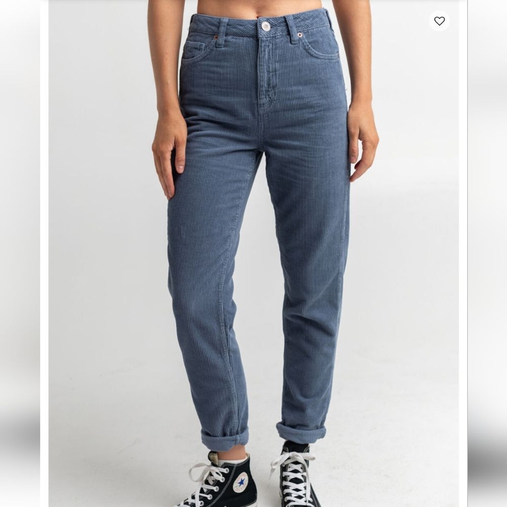 BDG Urban Outfitters Corduroy Mom High-Rise Pants in Blue Sz 27